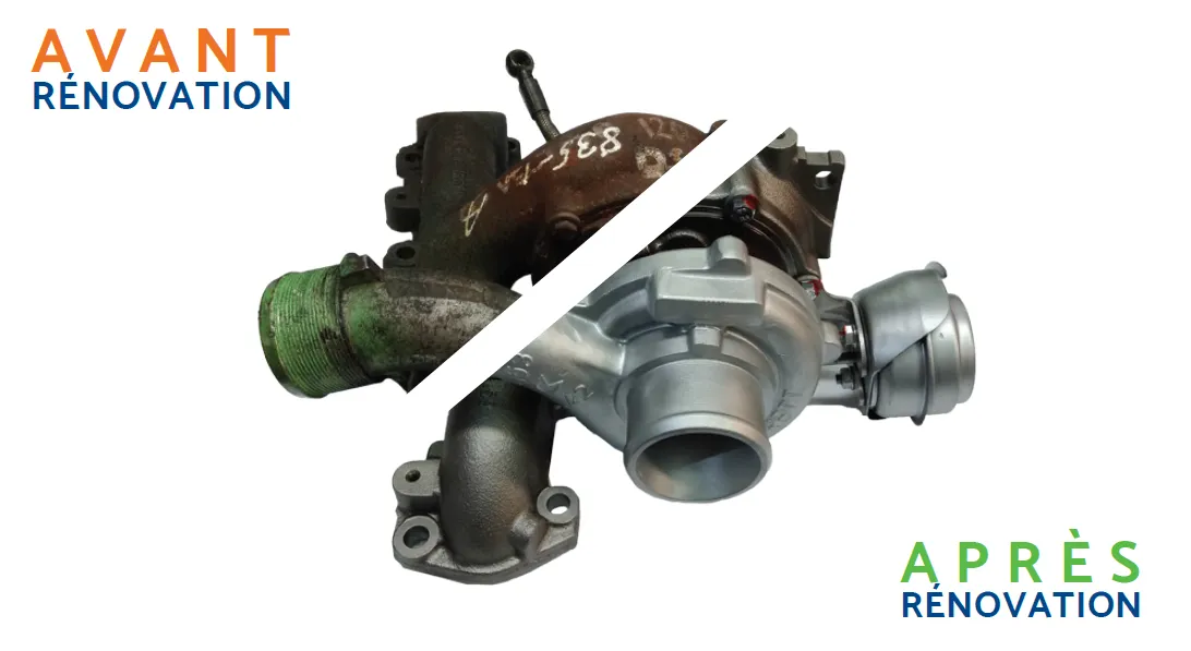 Turbocompresseur : avant et après rénovation